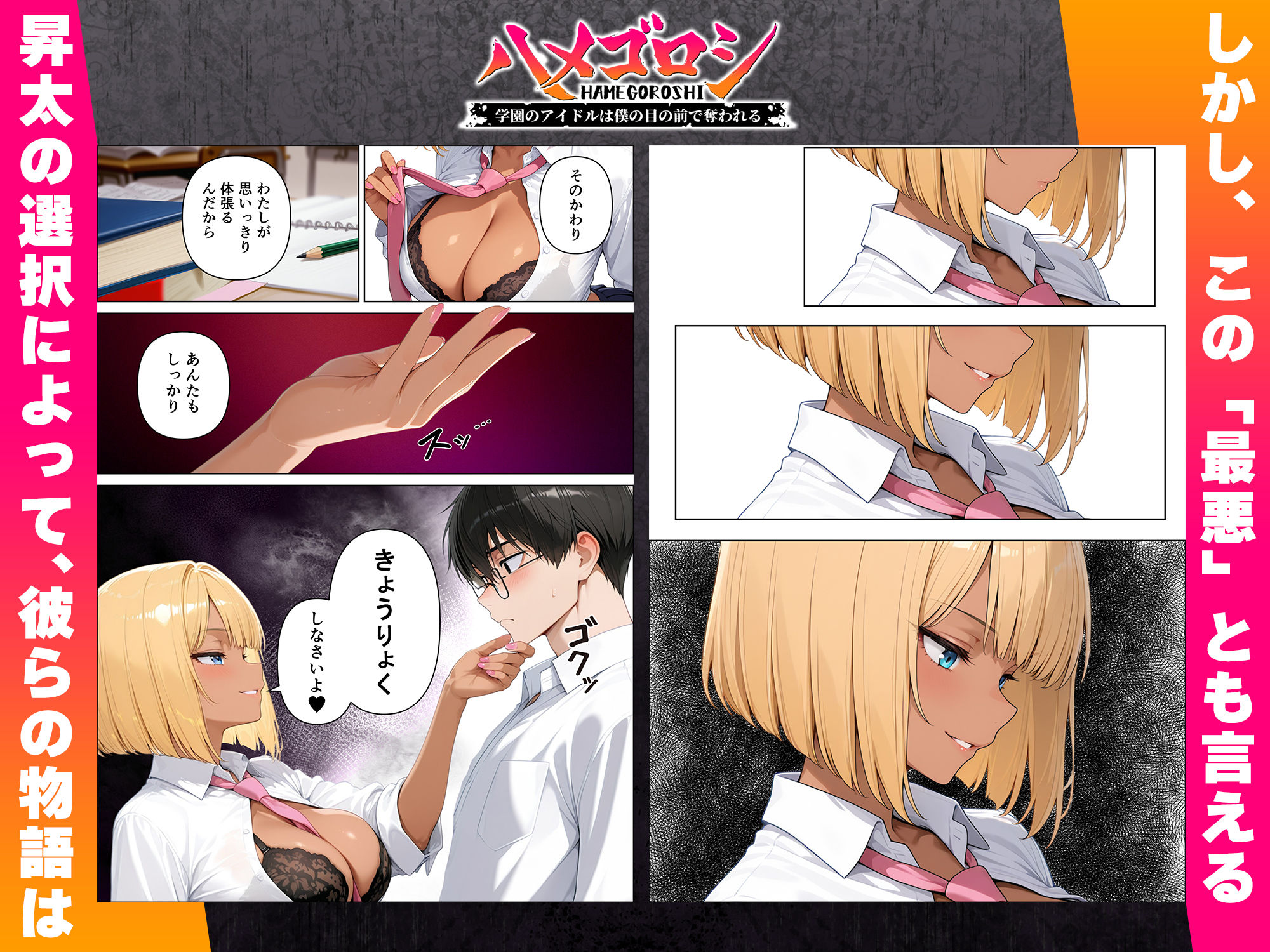 【本編345P！フルカラー】ハメゴロシ〜学園のアイドルは僕の目の前で奪われる〜_007