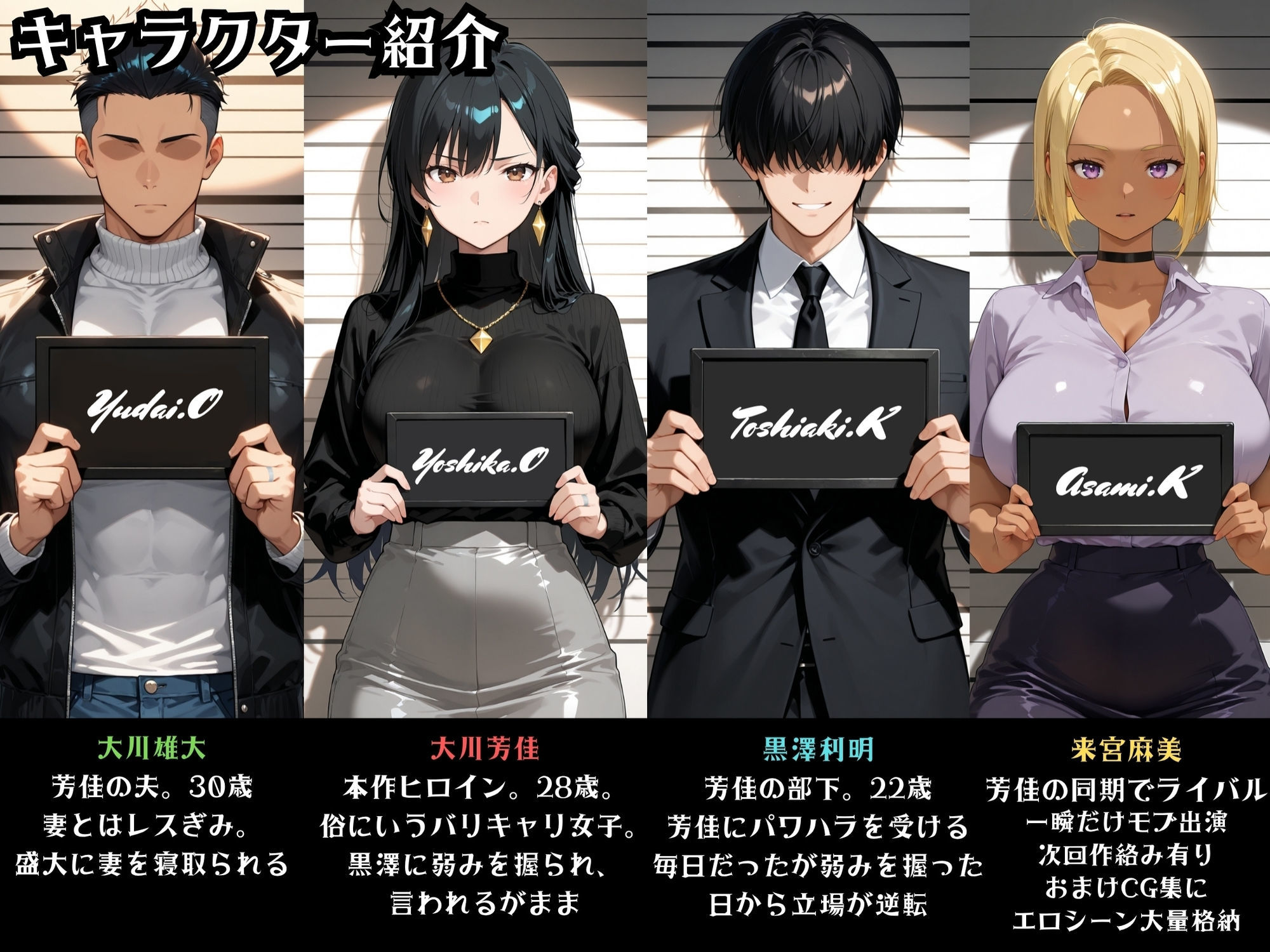 【完堕ち編】パワハラ人妻上司-復讐NTR調教-〜弱みを握られて言いなりに〜_001