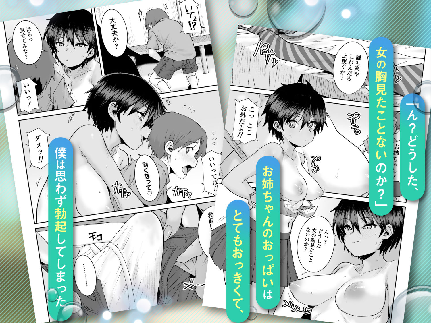 無口で気の強いボーイッシュなお姉ちゃんで僕は童貞を卒業しました_002